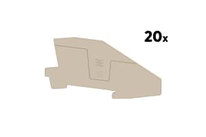 Bočnice Weidmüller AEP ITB 2.5 (20 kusů)