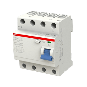 Proudový chránič A, 63A, 4 pól., 30mA, 10kA, F204