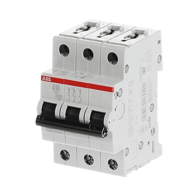 Jistič 3pólový, 6kA, charakteristika B – 20A Jistič 3pólový, 6kA, charakteristika B - 20A