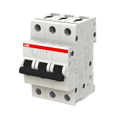 Jističe 3pól. S203, 6 kA, charakteristika C – 6A Jističe 3pól. S203, 6 kA, charakteristika C - 6A