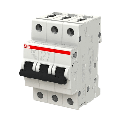 Jističe 3pól. S203M, 10kA,charakteris. B – 25A Jističe 3pól. S203M, 10kA,charakteris. B - 25A