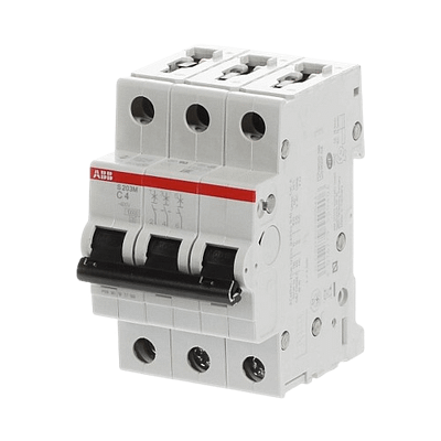 Jističe 3pól. S203M, 10kA,charakteris. C – 4A Jističe 3pól. S203M, 10kA,charakteris. C - 4A