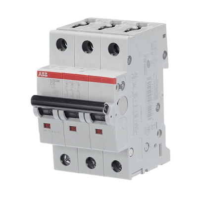 Jističe 3pól. S203M, 10kA,charakteris. C – 6A Jističe 3pól. S203M, 10kA,charakteris. C - 6A