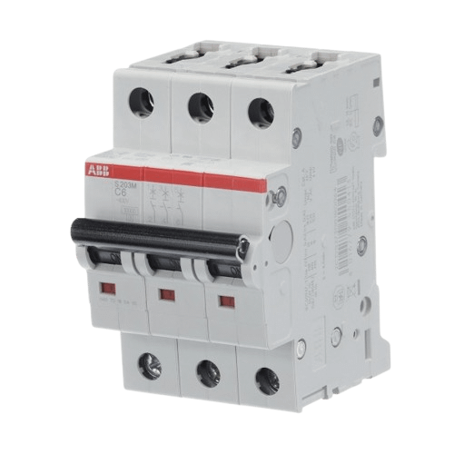 Jistič C6, 3 pól., 10kA, S200M