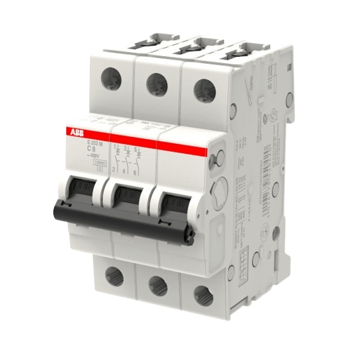 Jistič C8, 3 pól., 10kA, S200M
